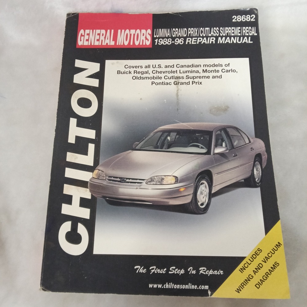 Chilton GM Repair Manual 1988-96 Lumina Grand Prix Cutlass Regal 28682